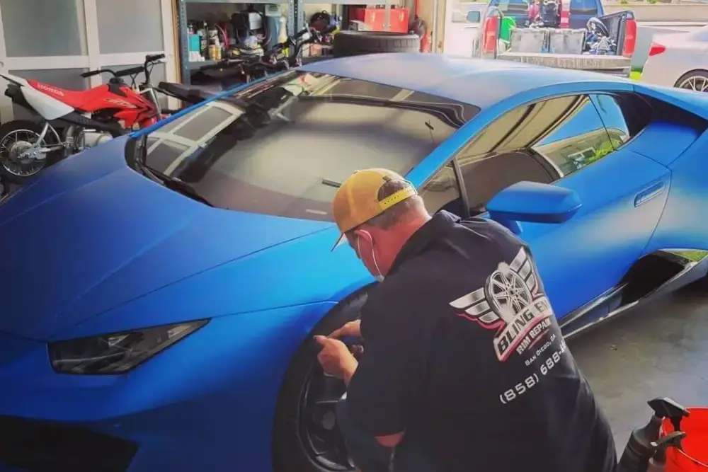 tesla rim repair san diego